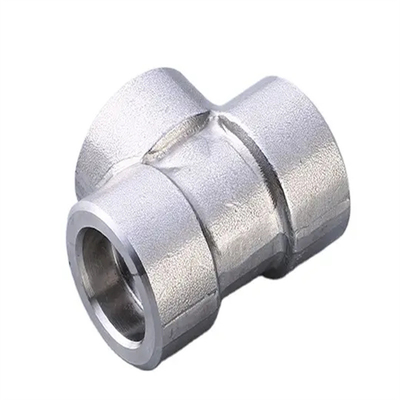 ASME B16.9 تی رشته ای اندازه های متغیر از NPS1/2 "-60" تحویل سریع MOQ کم مواد سفارشی مانند فولاد کربن فولاد ضد زنگ