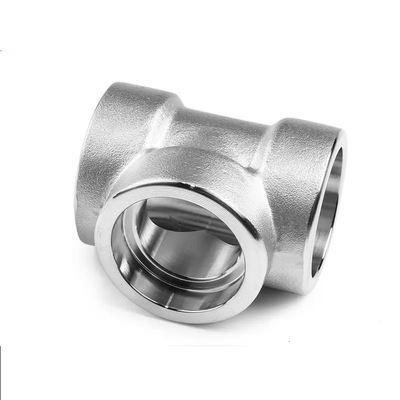 مقاومت در برابر گرما ANSI B 16.9 لوله های فولاد آلیاژ Cross Tee برای اتصال محکم