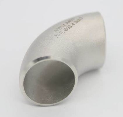 CUNI9010 جوشکاری پشت 90D شعاع کوتاه آرنج ASTM B466 UNS C70600 ASME B16.9 برای اتصال لوله