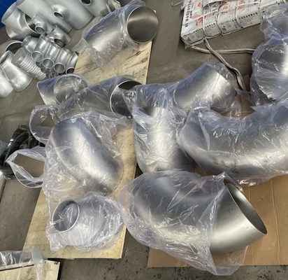 فلز نیکل آلیاژ Inconel 600 کیفیت بالا 45 درجه آرنج بُت جوش لوازم جانبی ASME B16.9 اندازه سفارشی