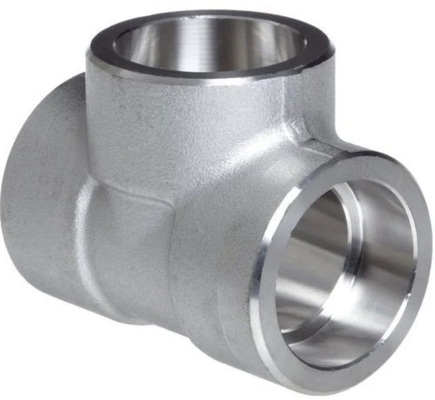 ASME B16.9 تی رشته ای اندازه های متغیر از NPS1/2 "-60" تحویل سریع MOQ کم مواد سفارشی مانند فولاد کربن فولاد ضد زنگ