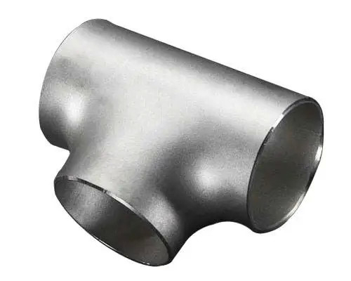 ASME B16.9 Butt Welding Equal Tee مواد قابل تنظیم مانند فولاد کربن فولاد ضد زنگ NPS1/2"-60" تحویل سریع MOQ کم