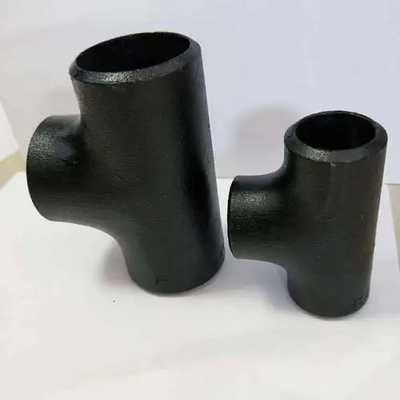 ASME B16.9 Butt Welding Equal Tee مواد قابل تنظیم مانند فولاد کربن فولاد ضد زنگ NPS1/2"-60" تحویل سریع MOQ کم