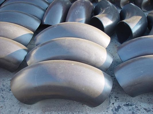 زانو جوشی لب به لب فولاد کربنی ASTM A234 WPB سایز 3 اینچ STD شعاع کوتاه ASME B16.9