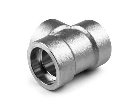 ANSI/ASME فولاد ضد زنگ فولاد کربن فولاد Socketwelding Tee اندازه های قابل تنظیم و مواد درجه صنعتی