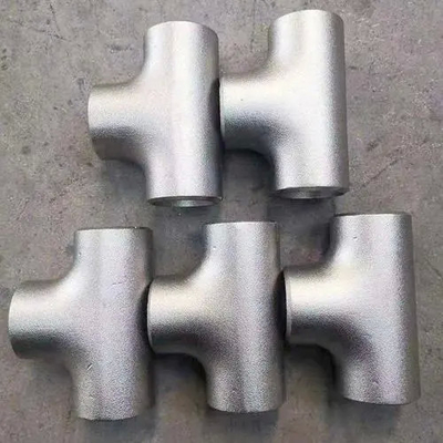 ANSI/ASME فولاد ضد زنگ فولاد کربن فولاد تکه جوش تی اندازه های سفارشی و مواد درجه صنعتی