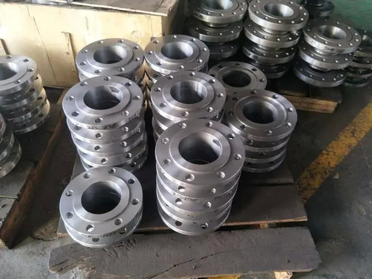 فلج های فولادی آلیاژ A182 F304/304L F316/316L B16.5 فلج فولادی جعل شده برای محیط های صنعتی مختلف