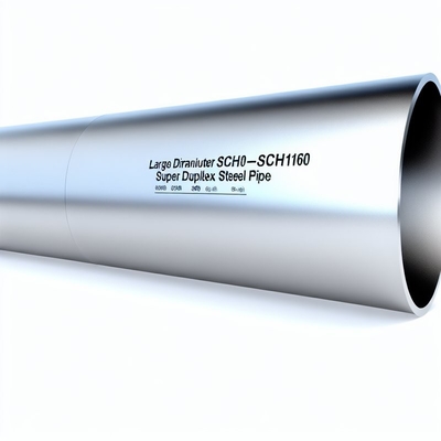 لوله های فولادی فولادی از قطر بزرگ sch10-sch160 Super Duplex برای مقاومت در برابر خوردگی بالا در محیط های تهاجمی