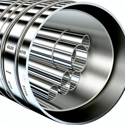 6mm-630mm قطر بیرونی لوله فولاد ضد زنگ آستنیتیک با استاندارد ASTM A312 و درمان آنالیز