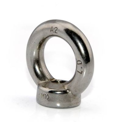آجیل حلقه ای SS304 SS316 Marine Bow Lug مهره حلقه ای Hex Weld M6