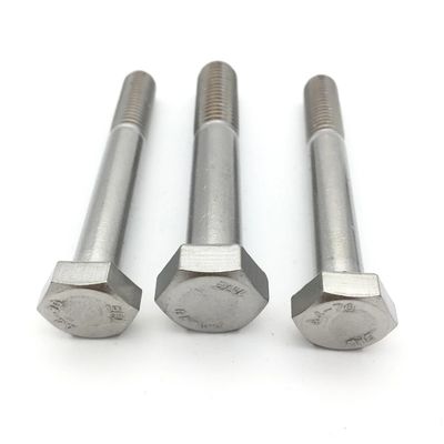 پیچ و مهره پیچ گل میخ ASTM A453 7/8 &quot;پیچ رشته ای رشته ای گالوانیزه