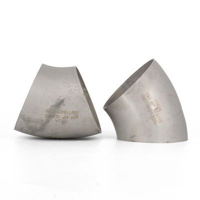 شعاع کوتاه تاشو آرنج نر 180 درجه اگزوز آرنج ASME B16.9