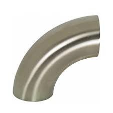 ASTM سفارشی 90 درجه شعاع آلیاژ تیتانیوم لب به لب آرنج جوش داده شده است