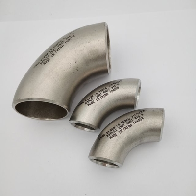 زانویی اتصالات لوله 1 اینچی STD DN25 90 درجه با شعاع بلند Super Duplex 2205