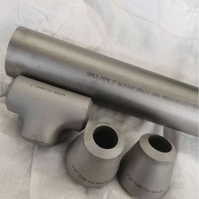 اتصالات لوله کاهش دهنده متحدالمرکز SMLS SB366 UNS N06022 C22 SCH160 اندازه 3 &quot;X 2&quot;