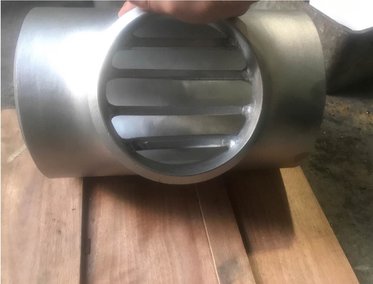 سه راهی لوله‌های فولادی ضد زنگ ASTM B16.9 دوبل UNS S31803 / 2205 6 اینچ X 6 اینچ SCH80