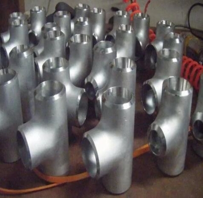 سه راهی صاف جوش لب به لب بدون درز 8 اینچی * 8 اینچی SCH-80S ASTM A403-WP316/316L ASME B16.9