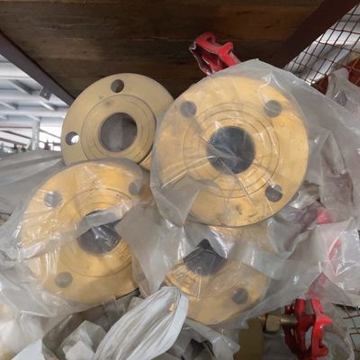 اتصالات لوله فولادی آلیاژی 2 اینچ 300# فلنج BL ASTM B151 UNS C70600 فلنج EEMUA 145/3