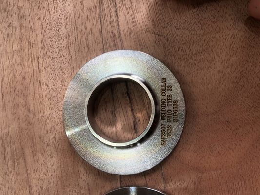 اتصالات فولادی سوپر دوبلکس EN 1092-1 PN 10 DN 65 نوع 33 UNS S32750 یقه جوش