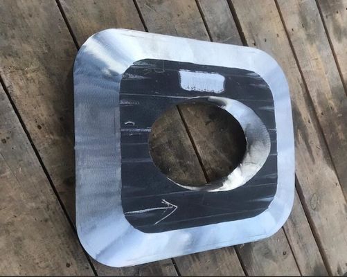 اتصالات لوله فولادی کربنی پد تقویت کننده شاخه 90 STD-SCH20 ASTM A516 Gr. 70 50