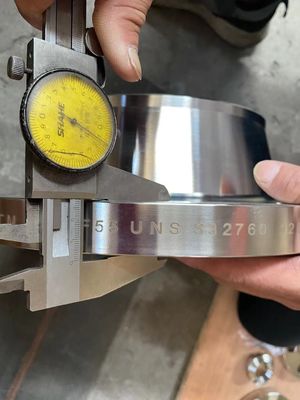 اتصالات لوله ضد زنگ Super Duplex فلنج WN RF UNS 32760 8 اینچ SCH 40S 300#