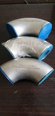 اتصالات لوله فولادی نیکل آلیاژی 90 LR SMLS زانویی 5 اینچی STD آلیاژی 625 جوش لب به لب