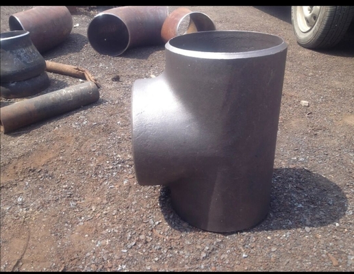 لوله سه راهی کاهش دهنده فولاد ضد زنگ دوبلکس UNS S31803 جوش لب به لب 4 X 2 ASME B16.9