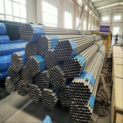 ASTM B338 3.5 اینچ 4 اینچ GR1 GR2 GR5 GR7 GR9 TA1 TA2 TA7 TA9 لوله اگزوز آلیاژ تیتانیوم بدون درز