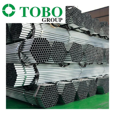 برنامه ASTM A53 40 bs1387 گلخانه ms لوله لوله فولادی گرد با روکش روی برای ساخت و ساز