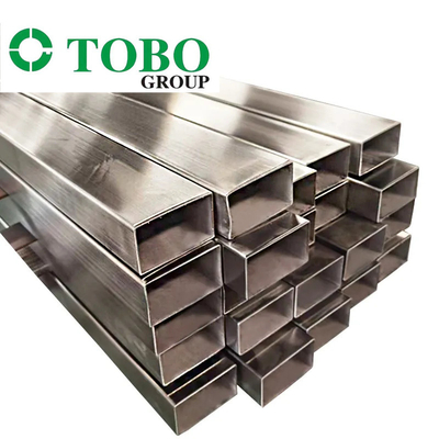 لوله فولادی مستطیلی فوق دوبلکس 2205 Uns31803 201 304 316 420 Mirror Polish 2B Decorative Steel Steel Pipe