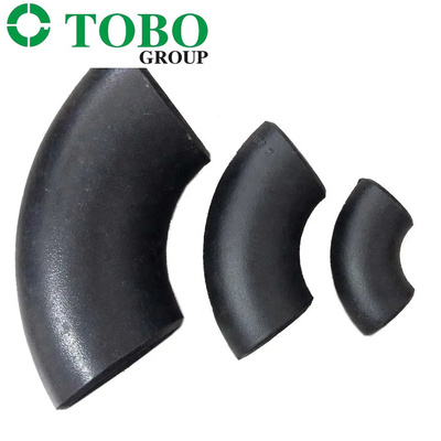 اتصالات لوله فولادی آلیاژی A234 Wp5 90 درجه Lr زانویی بدون درز فولاد کربنی زانویی سرد کشیده