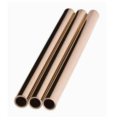 لوله مسی نیکل بدون درز ASTM B111 6 اینچ SCH40 CUNI 90/10 C70600 C71500 لوله گرد