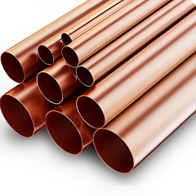 لوله های مسی نیکل C70600 C71500 ASTM B467 6 اینچ Sch10 CuNi 9010 لوله های مسی مستقیم و گرد صیقلی