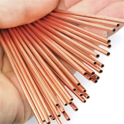لوله مس نیکل بدون درز C70600 C71500 C12200 لوله آلیاژ مس مستقیم 6 متر 0.8 میلی متر