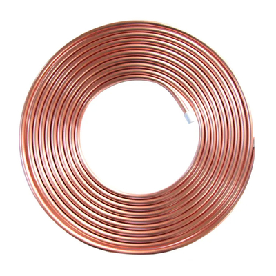 لوله مسی بدون درز C10100 C11000 C12200 3 میلی متر 15 متر لوله مسی فولادی کویل گرد