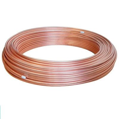 لوله کویل فولادی بدون درز 1/4 3/8 1/2 اینچ 10 متر لوله کویل مسی سردخانه ASTM C11000
