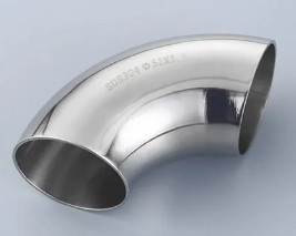 لوازم لوله آلومینیوم آلیاژ ASTM A213 T11 نقره SR آرنج 90 درجه برای کاربردهای مختلف لوله کشی