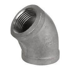 ASME B16.11 مواد قابل تنظیم آرنج رشته ای مانند فولاد کربن فولاد ضد زنگ NPS1/2 