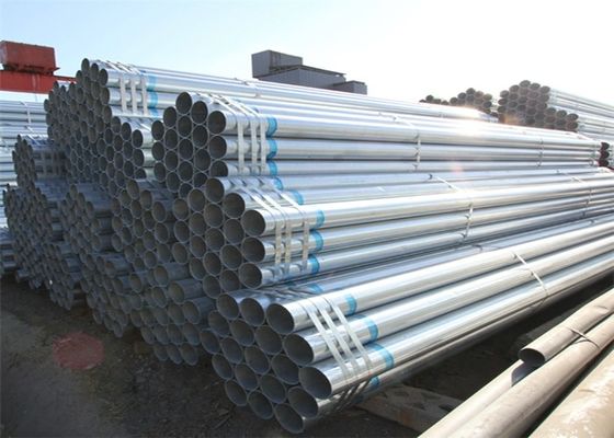 لوله گالوانیزه داغ 10.97mm ضخامت لوله فولاد گالوانیزه مناسب برای پروژه های ساختمانی و صنعتی