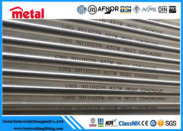 25mm * 2mm * 2500mm بدون درز نیکل آلیاژ فولاد لوله UNS NO10276 ASTM B622