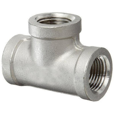 اتصالات لوله های آلیاژی جعلی SS Elbow Reducer Tee Cap گرد دور کد DN15 - DN2400