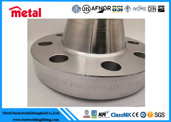 فلنج گردن جوشی ASTM A182 N06600 با استحکام بالا CL300 RF ASME B16.5