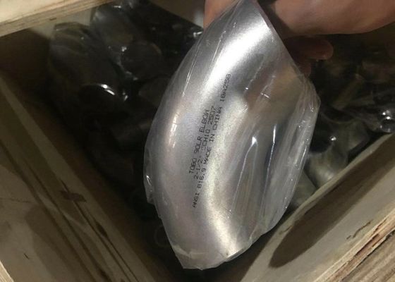 اتصالات لوله های فولادی آلیاژی مونل ANSI B 16.9 90LR آرنج 3