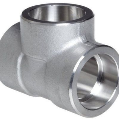 اتصالات لوله فولادی آلیاژی سه راهی برابر UNS S30400 Sch80