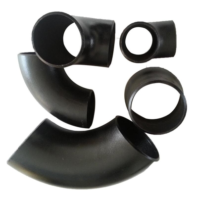 اتصالات لوله فولادی کربنی زانویی 14 اینچی SCH120 ASTM A860 WPHY60 45 درجه