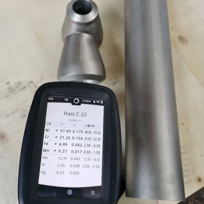 اتصالات لوله کاهش دهنده متحدالمرکز SMLS SB366 UNS N06022 C22 SCH160 اندازه 3