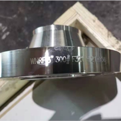 فلنج SA182 F321H کلاس 300# SCH160 سایز 2 اینچ فلنج گردن جوشی صورت برجسته