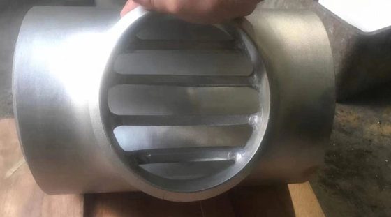 ASTM B16.9 A403 WP304H STD S2205 S31803 SUPER DUPLEX PIPE BRRED TEE