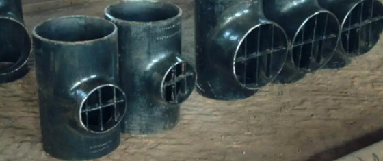 سه راهی میله جوشی ASME/ANSI B16.9 5 اینچ 5 اینچ Sch40 ASTM/UNS N02200