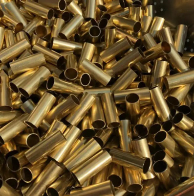لوله های برنجی UNS C-27200 قرمز. 12.70 x 0.79 میلی‌متر سخت متوسط ​​طبق ASTM B-135 روی میله‌های 5800 میلی‌متری